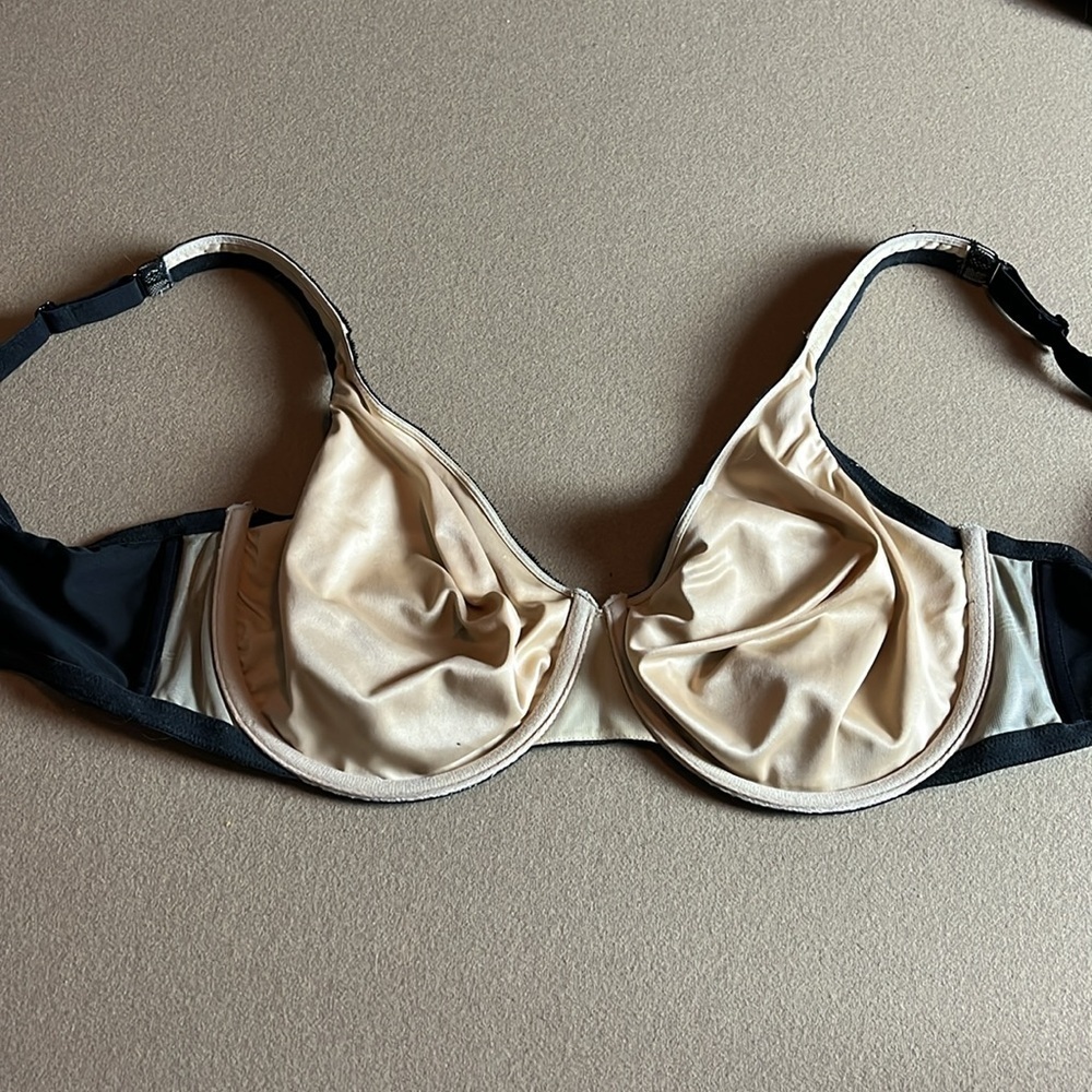 Cacique Unlined Full Coverage Black Bra - 42DD - Picture 2 of 7